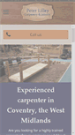 Mobile Screenshot of peterlilleycarpenterandjoiner.co.uk